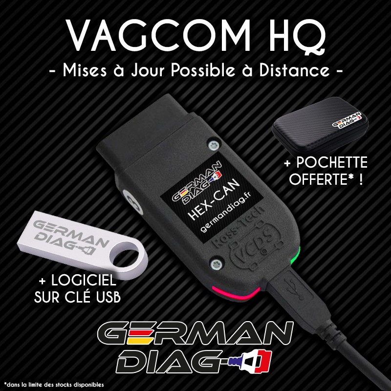Valise VAGCOM + VCDS 23.3 en Français, Logiciel sur clé USB, Licence Active