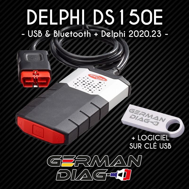 INTERFACE MULTIMARQUE DS150E V2 + DELPHI SUR CLÉ USB
